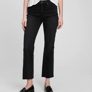 GAP · High Rise Flare Crop Jeans